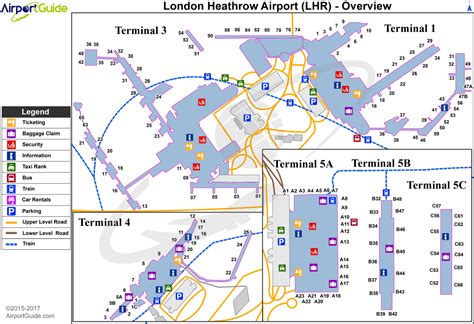 heathrow airport maps for terminals.